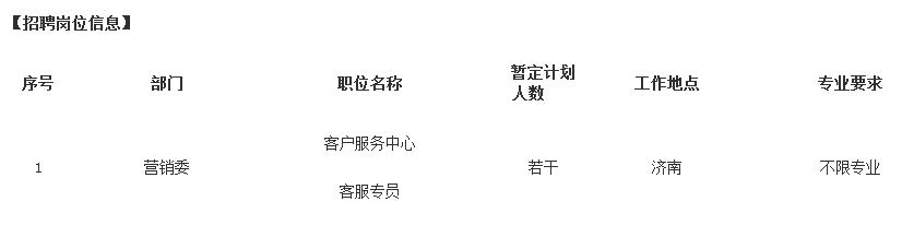 2015年山东航空公司客户服务中心（派遣制）招聘简章封面