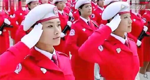 七绝 观7.1中国女兵检阅有感封面