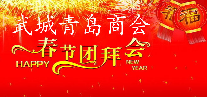 武城青岛商会2017春节团拜会暨优秀企业招商会举办通知封面