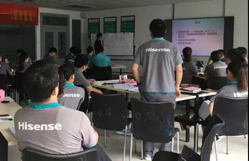 蔡巍老师为青岛制动精工中层管理者讲授绩效管理培训封面