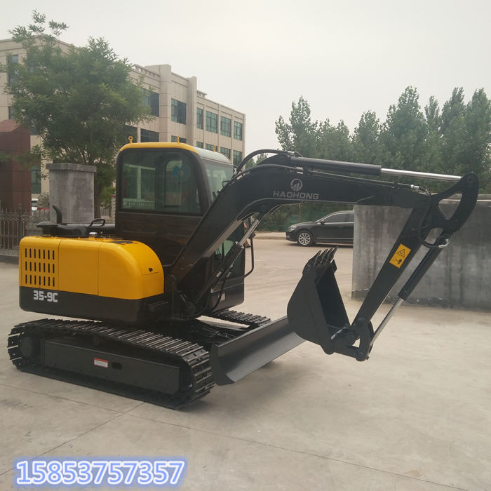 履带式挖掘机微型挖沟机厂家封面