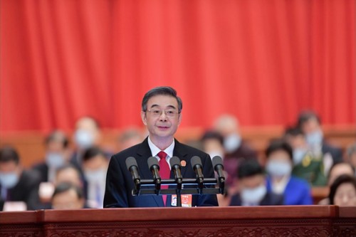 2021最高人民法院工作报告封面