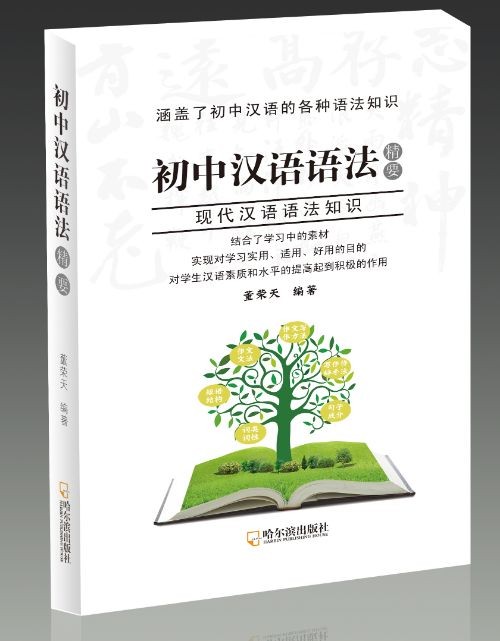 《初中汉语语法精要》原文 作者：董荣天封面