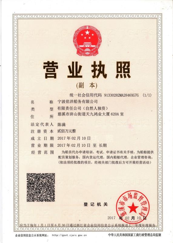 宁波佲洋船务有限公司头像